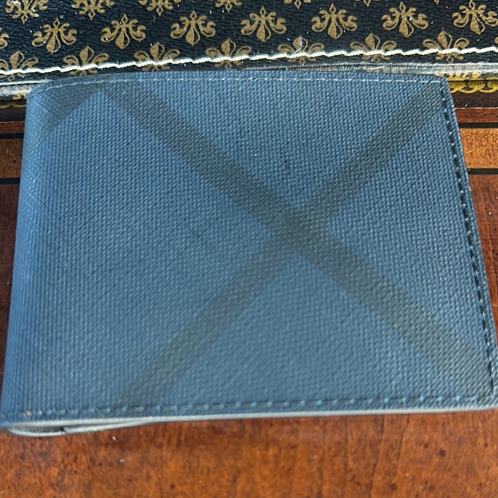 Men's Blue Wallet
